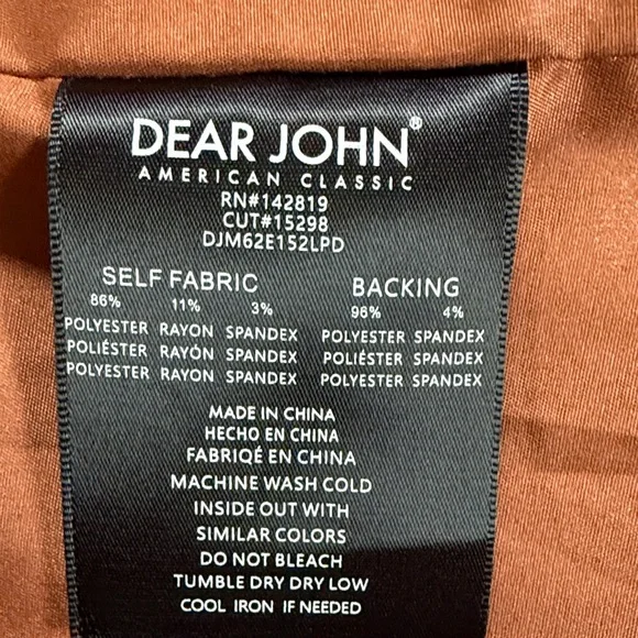 🔥 HOT DEAL 🔥 Dear John Brown Leopard Trench Coat - Picture 4 of 9